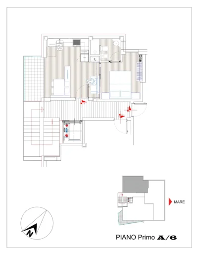 Appartamento Tortoreto int. A6 P.primo Residence Grecale