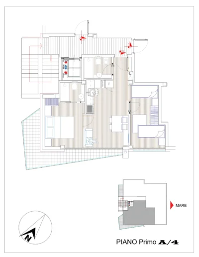 Appartamento Tortoreto int. A4 P.primo Residence Grecale