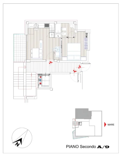 Appartamento Tortoreto int. A9 P. secondo Residence Grecale