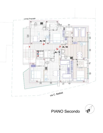 piano secondo Residenza Grecale a Tortoreto